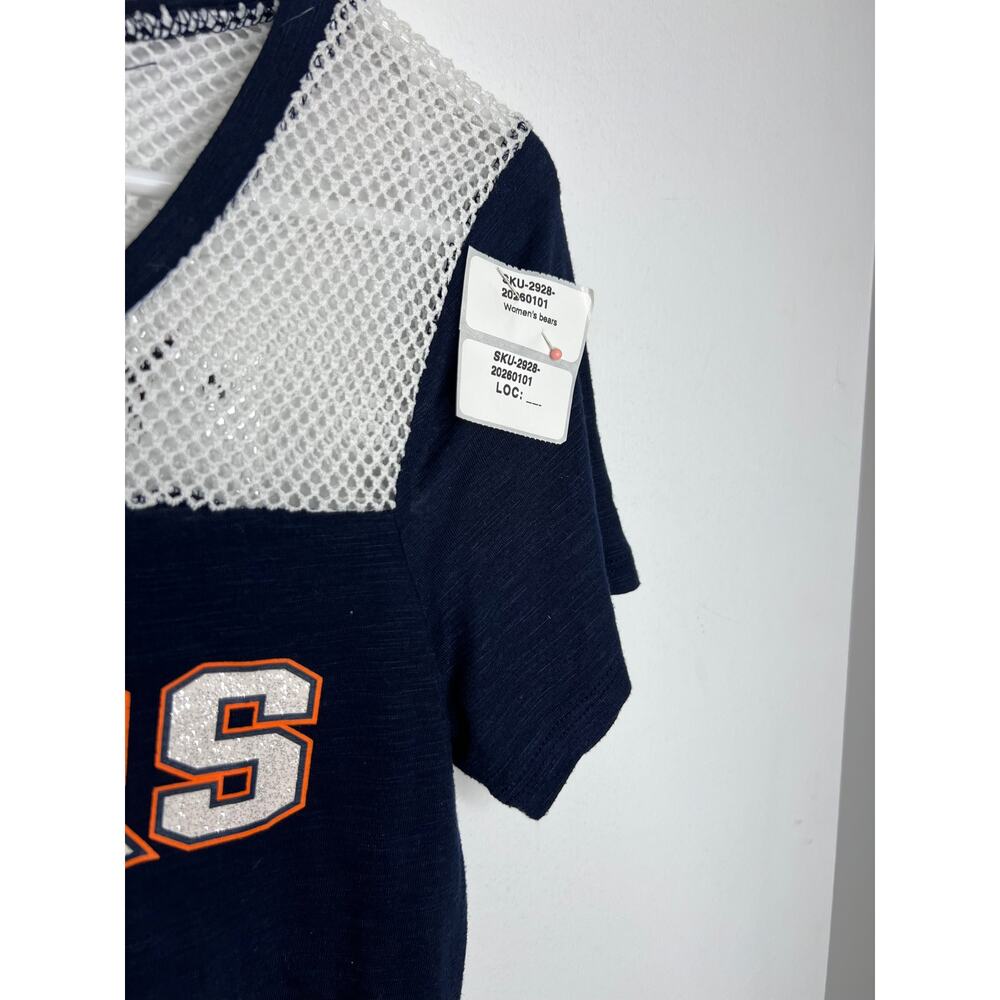 Womens Chicago Bears Mesh Top Tshirt Size Med